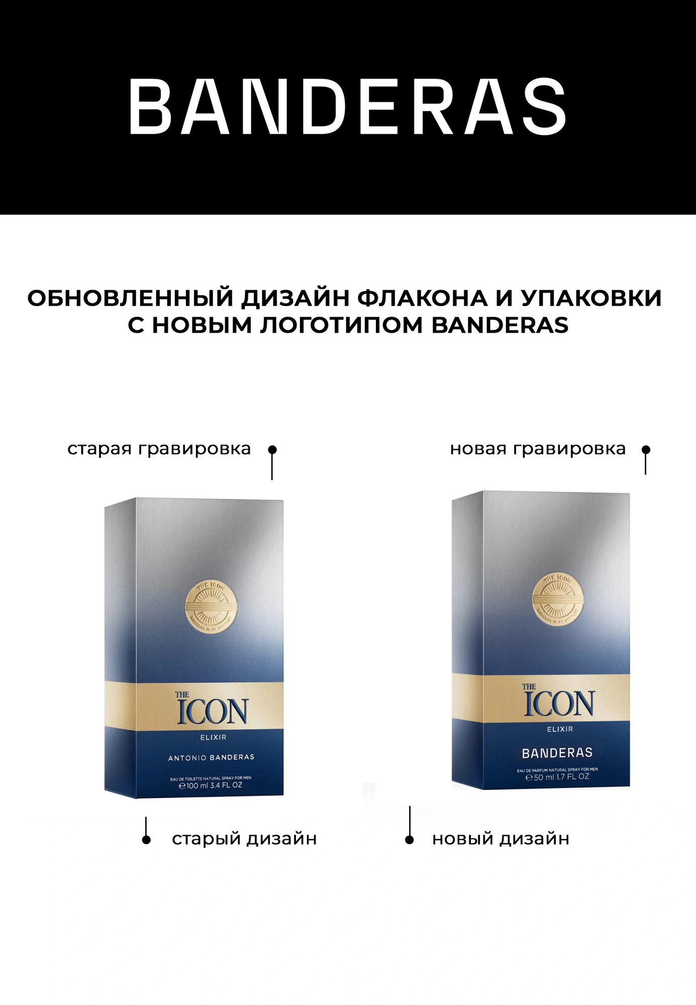 Парфюмерная вода Antonio Banderas The Icon Elixir 100 мл 100 — фото 1