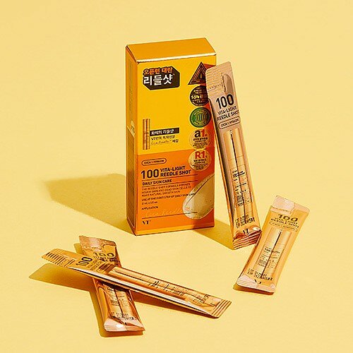 Сыворотка-бустер с микроиглами VT Cosmetics Vita-Light Reedle Shot 100 Stick, 2 мл • 10 шт. — фото 1