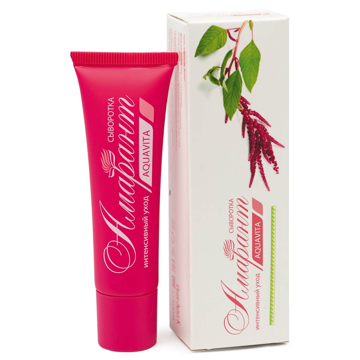 Сыворотка Интеллект К Aquavita «Амарант», для сухой кожи, 30мл, омоложение, питание, увлажнение