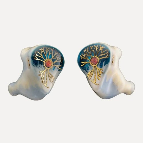 Изображение товара Наушники Kinera IDUN 2 Golden проводные, внутриканальные, white/blue