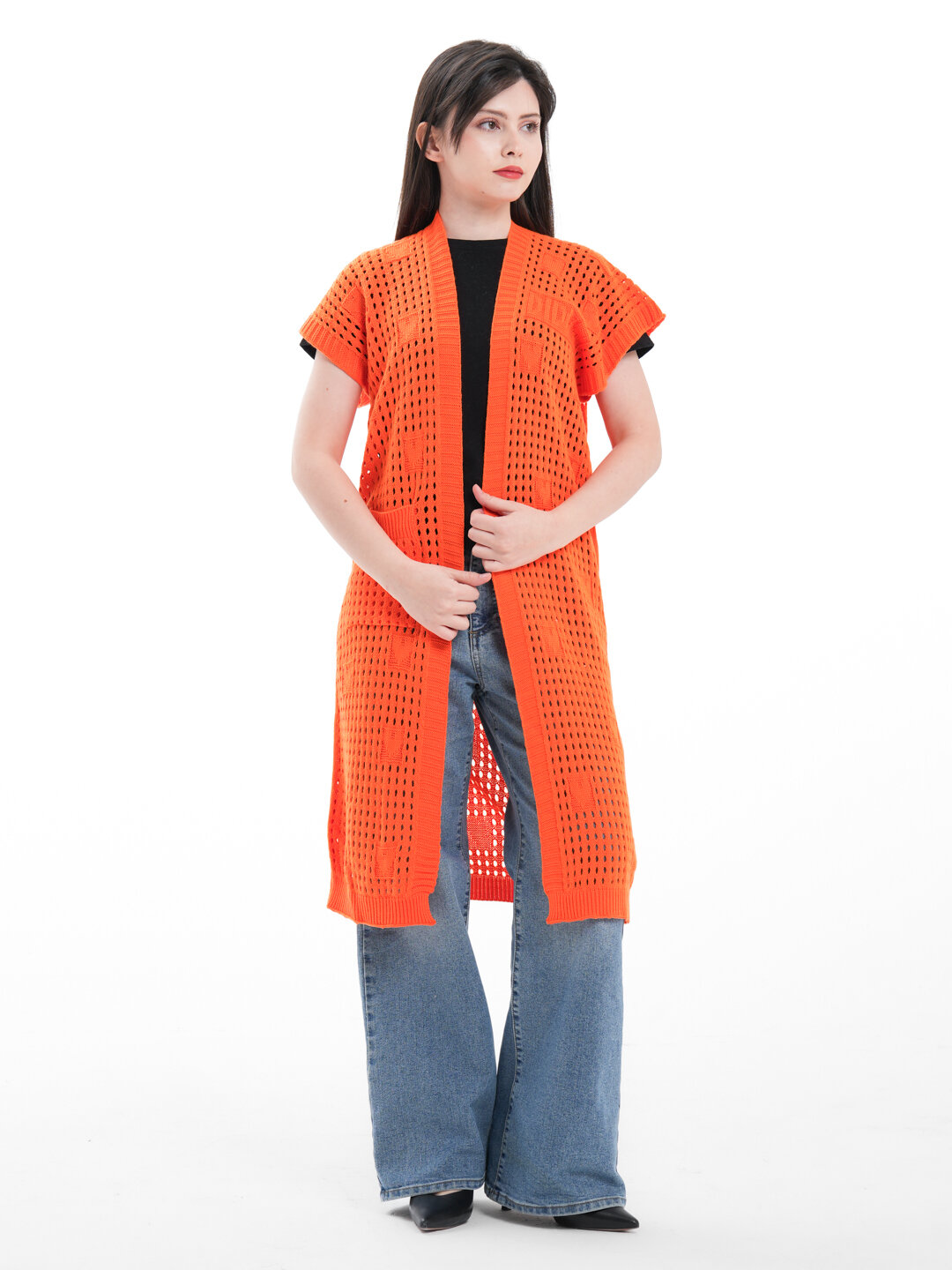 Кардиган Didov TRIKO 2432, размер 44-52, алый — фото 1