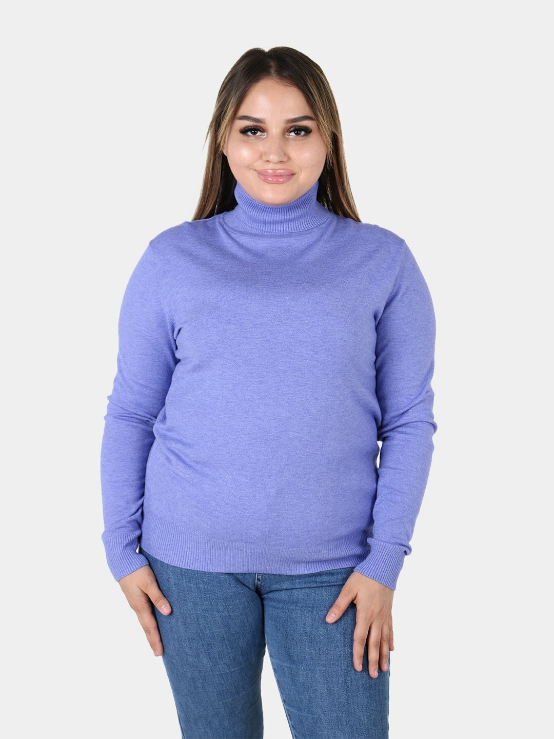 Водолазка , размер One Size, лазурный — фото 1