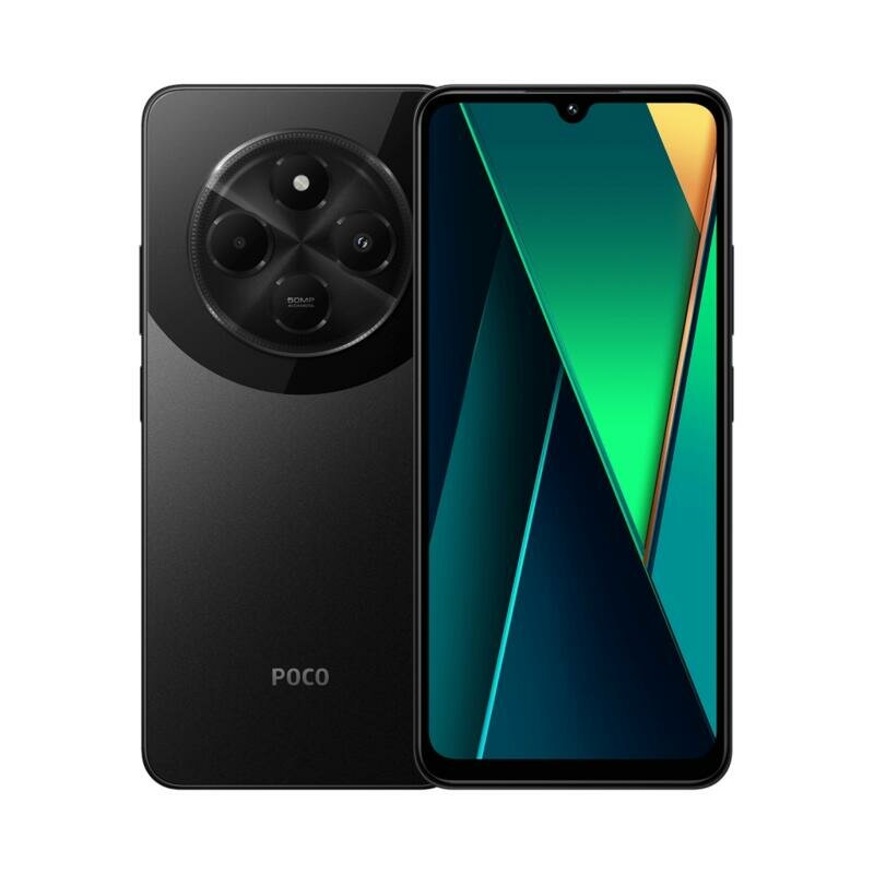 Смартфон Xiaomi Poco C75, 6/128Gb, Dual nano SIM, Black (Черный)
