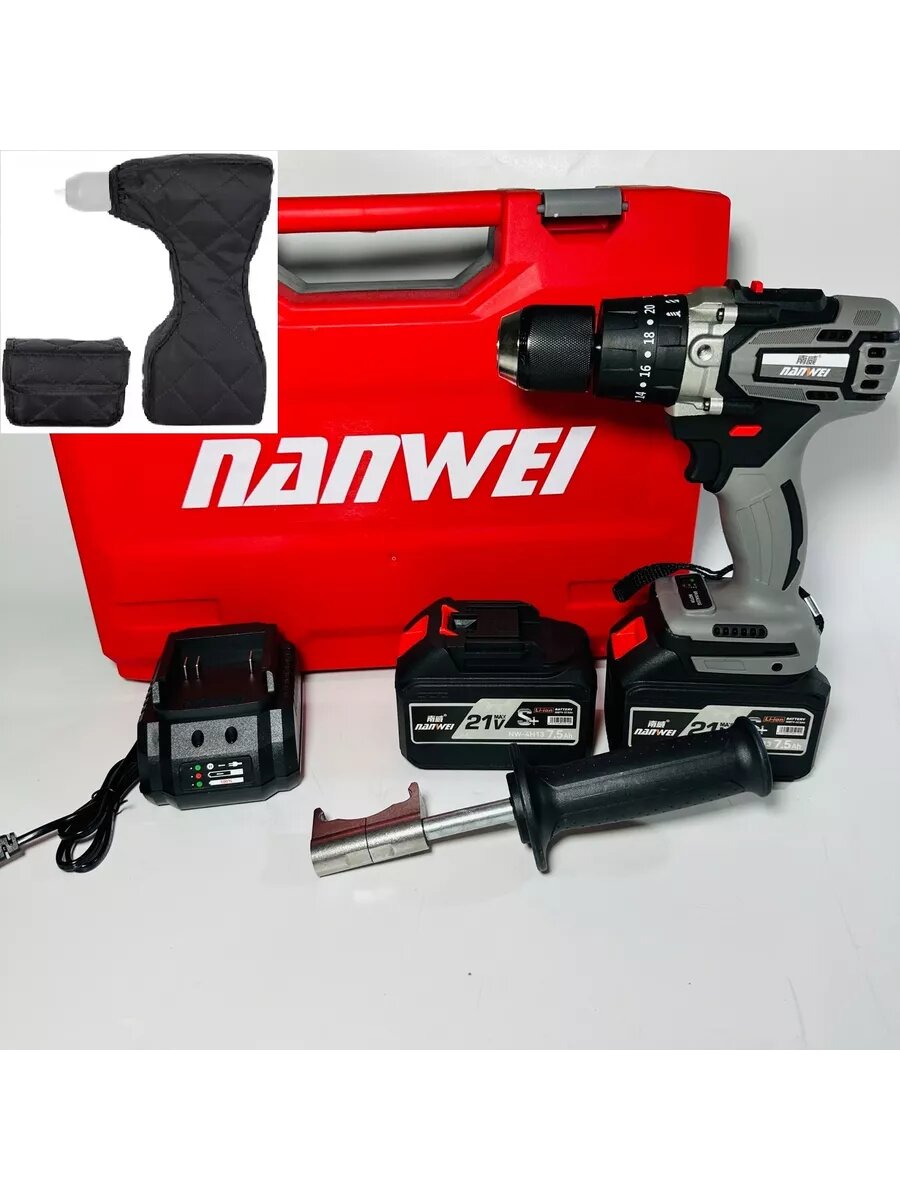 Шуруповерт для зимней рыбалки. Нанвей 358 7,5 Ач.