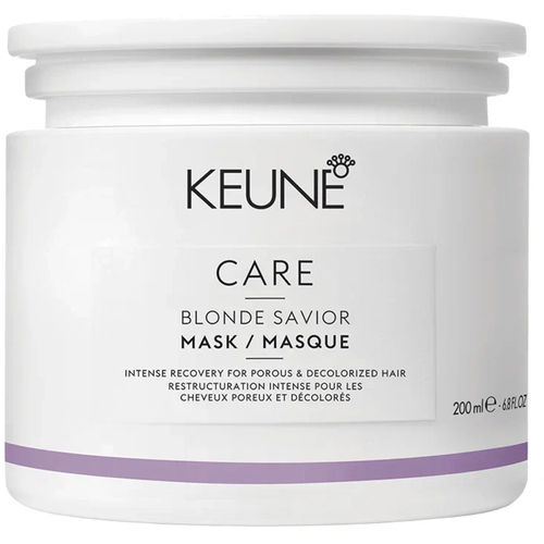 Keune Care Blonde Savior Mask Восстанавливающая Маска для осветлённых волос Безупречный Блонд 200 мл keune маска безупречный блонд 200 мл keune care