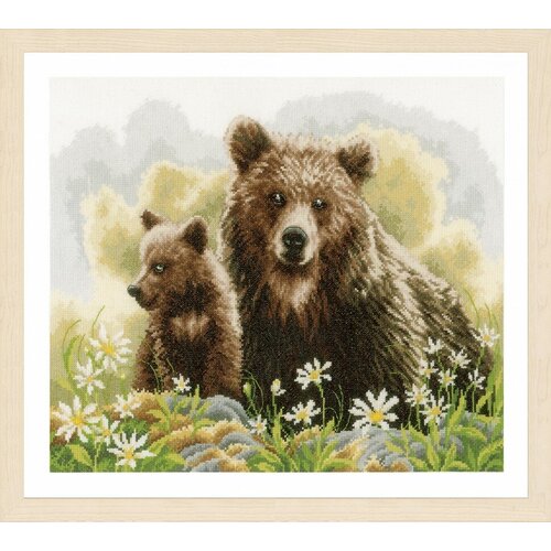 Bears in the woods #PN-0194788 Lanarte Набор для вышивания 45 х 34 см Счетный крест