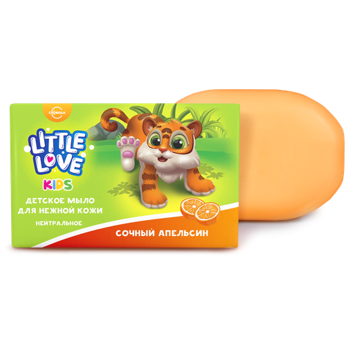 Little Love мыло кусковое сочный апельсин, 90 г