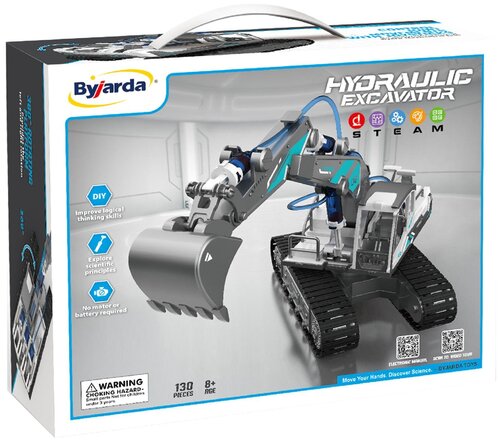 Конструктор Byjarda Hydraulic WZ-25946 Экскаватор, 130 дет.