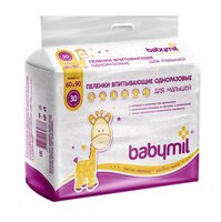 Одноразовые пеленки Babymil Оптима 60х90 5 шт.