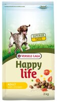 Корм для собак Happy life (3 кг) Adult with Chicken