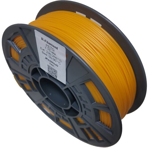 PETG Желтый R-filament 1.75 мм 1 кг.