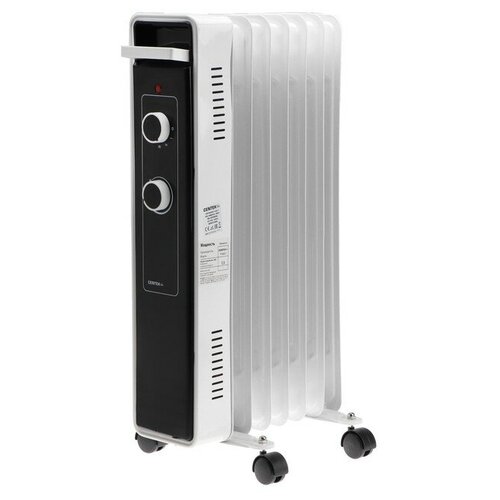 Обогреватель Centek CT-6222-7 масляный напольный 1500 Вт 15 м 7 секций бело-чёрный 742500₽