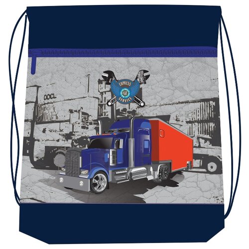 фото Belmil мешок-рюкзак для обуви trucker (336-91/576) синий/серый