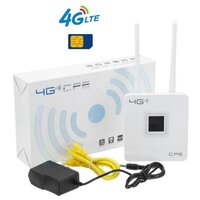 Wi-Fi-роутер с поддержкой сим-карт 4G, LTE, CPE, с двумя внешними антеннами/цветной дисплей / порт WAN/LAN / 2.4Ггц /