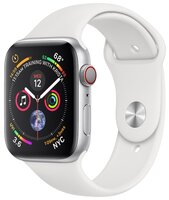 Часы Apple Watch Series 4 GPS + Cellular 44mm Aluminum Case with Sport Band золотистый/розовый песок