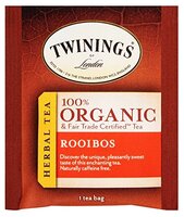 Чай травяной Twinings Rooibos organic в пакетиках, 20 шт.