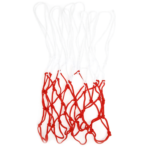 фото Сетка баскетбольная, 50 см, нить 3 мм, двухцветная (набор 2 штуки) 2763584 onlytop