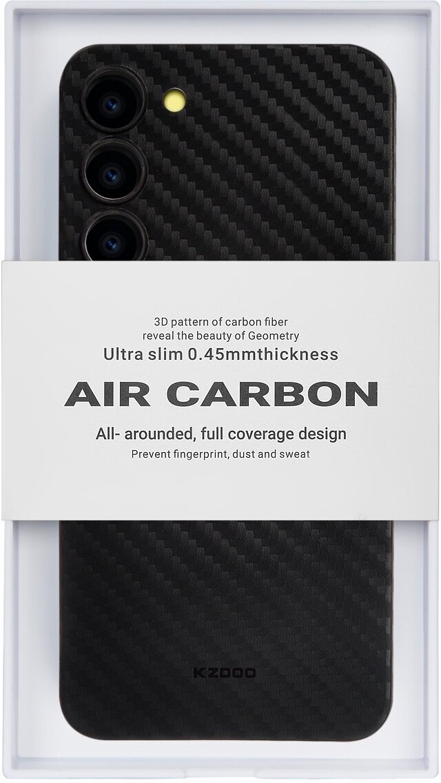 Чехол для Samsung Galaxy S24 Plus AIR Carbon-Чёрный