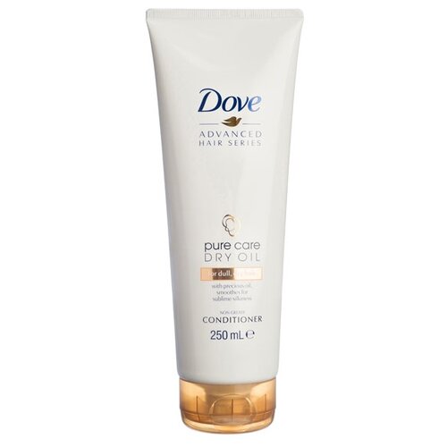 фото Dove кондиционер для волос Advanced Hair Series Pure Care Dry Oil Преображающий уход, 250 мл
