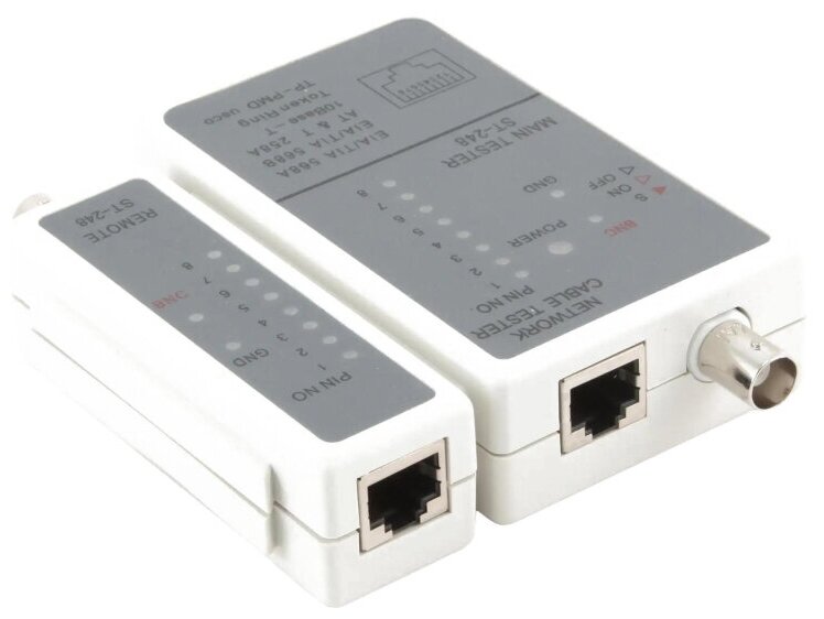 Тестер Cablexpert NCT-1 для RJ-45 RG-58 LAN