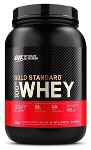 Optimum Nutrition 100% Whey Gold standard 909 гр 1,9 - 2lb (Optimum Nutrition) Ванильное мороженое