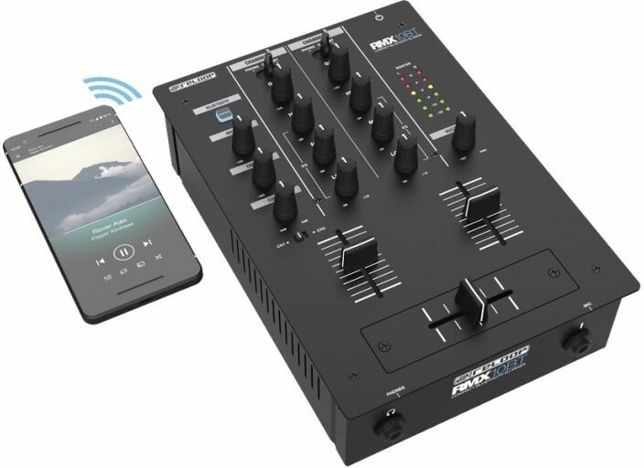 Reloop RMX-10BT 2х-канальный DJ-микшер, встроенный Bluetooth-интерфейс