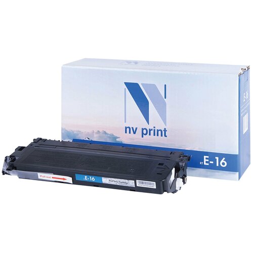 NV PRINT Картридж лазерный NV PRINT (NV-E16) для CANON FC-108/128/PC750/880, ресурс 2000 стр. картридж canon e 16 1492a003 для canon fc 200 210 220 226 230 310 330 336 530 черный