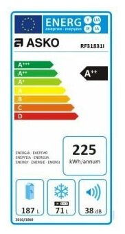 Встраиваемые холодильники ASKO RF31831i - фотография № 5