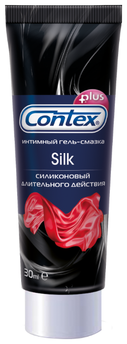 Гель-смазка Contex Silk с силиконом длительного действия
