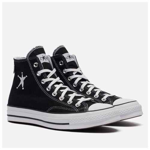 фото Кеды converse x stussy chuck 70 high чёрный, размер 41.5 eu