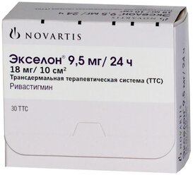 Экселон трансдерм. терапевт., 9.5 мг/сут, 30 шт.