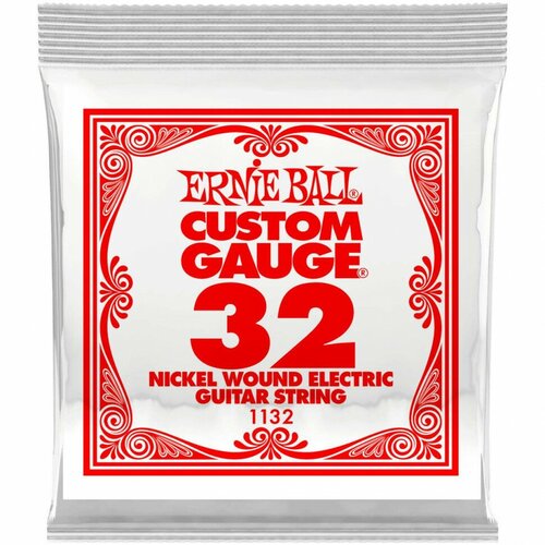 Одиночная струна для электрогитары ERNIE BALL 1132, 032