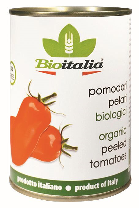 Томаты Bioitalia очищенные в томатном соке 400 г - фото №5