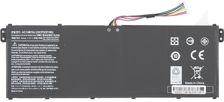 Аккумулятор OEM (совместимый с AC14B18J AC14B13J) для ноутбука Acer C730 11.1V 3200mAh черный