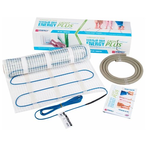 Теплый пол электрический мат Energy Light Plus 60-900 900 Вт 6 квм 150Втквм 6000₽