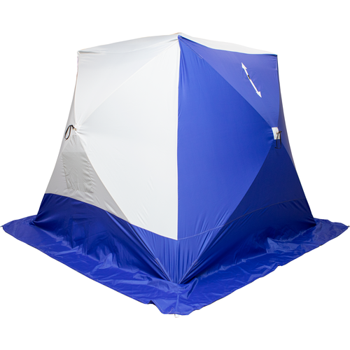палатка куб 3 т трехслойная камуф камыш корич Палатка зимняя для рыбалки куб 3 трехслойная