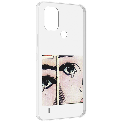 Чехол MyPads Suicideboys - Radical Suicide для Nokia C31 задняя-панель-накладка-бампер