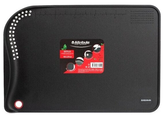 Доска разделочная Attribute ESTILO ABX040, 40x27x2.7см