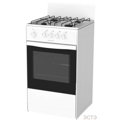 Плита Darina S4 GM 441 101 W газовая 4 конфорки 50 л газовая духовка белая 1881900₽