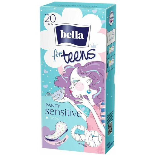 Прокладки Bella for teens Panty Sensitive ежедневные 20шт х 3шт уход за телом bella прокладки ежедневные ультратонкие bella panty sensitive elegance