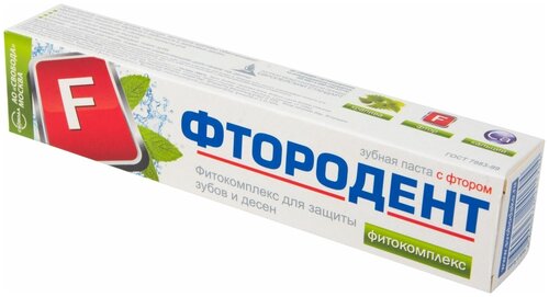 Фтородент Зубная паста Фитокомплекс 62г