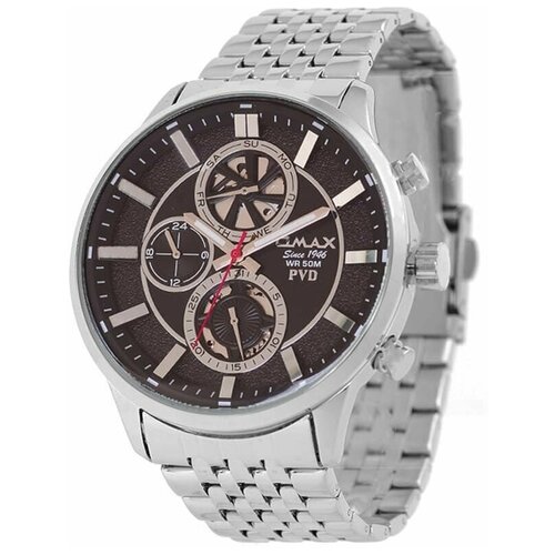 Наручные часы OMAX, черный, серебряный наручные часы omax серебряный черный