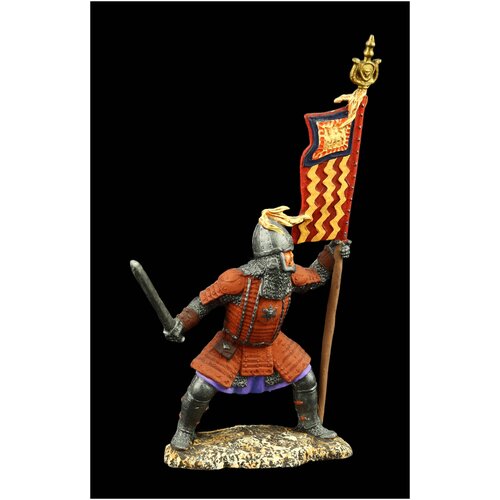 Оловянный солдатик SDS: Золотоордынский бунчуконосец, XIV в. оловянный солдатик sds европейский рыцарь с боевым цепом xiv в