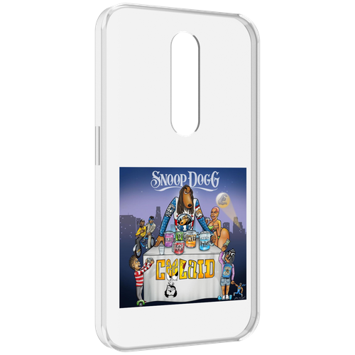 Чехол MyPads Snoop Dogg COOLAID для Motorola Moto X Force (XT1585 / XT1581) задняя-панель-накладка-бампер