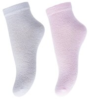 Носки playToday размер 14, белый/розовый
