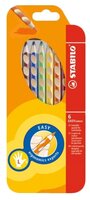 STABILO Цветные карандаши EASY colors 6 цветов (331/6)