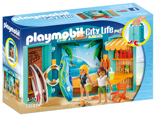 Конструктор Playmobil City Life 5641 Магазин для серфингистов