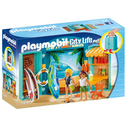 Конструктор Playmobil City Life 5641 Магазин для серфингистов city life музыкальный оркестр playmobil