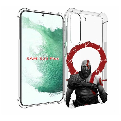 чехол mypads god of war для samsung galaxy a04 задняя панель накладка бампер Чехол MyPads God-of-War для Samsung Galaxy S23 Plus + задняя-панель-накладка-бампер