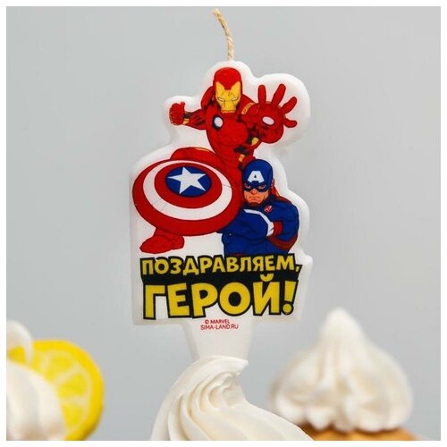 MARVEL Свеча в торт 